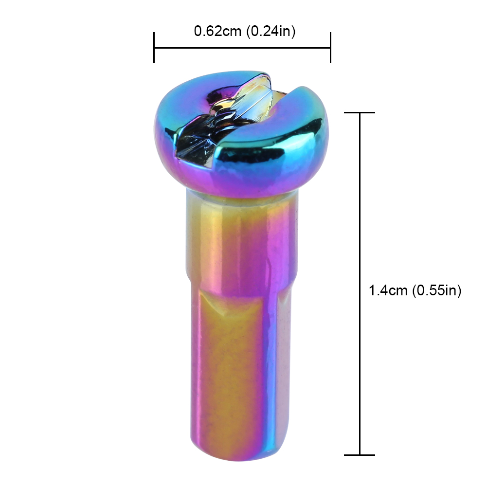 10Pcs Bike Spoke Nipples Alumi - Mountain Biking Tips 评论和价格