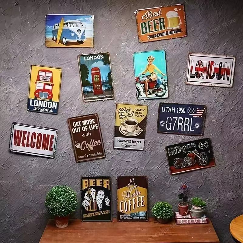 HD Metal Tin Sign French Cycli - Mountain Biking Europe 评论和价格