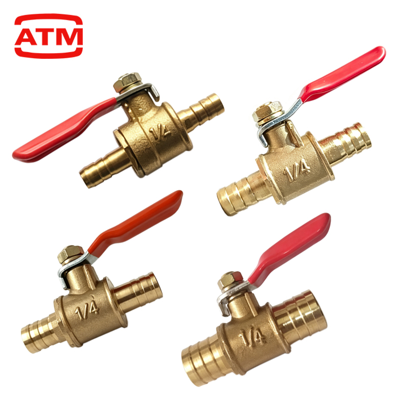 Small Red Handle Brass Shutoff - Spoke Nipple Brass 评论和价格