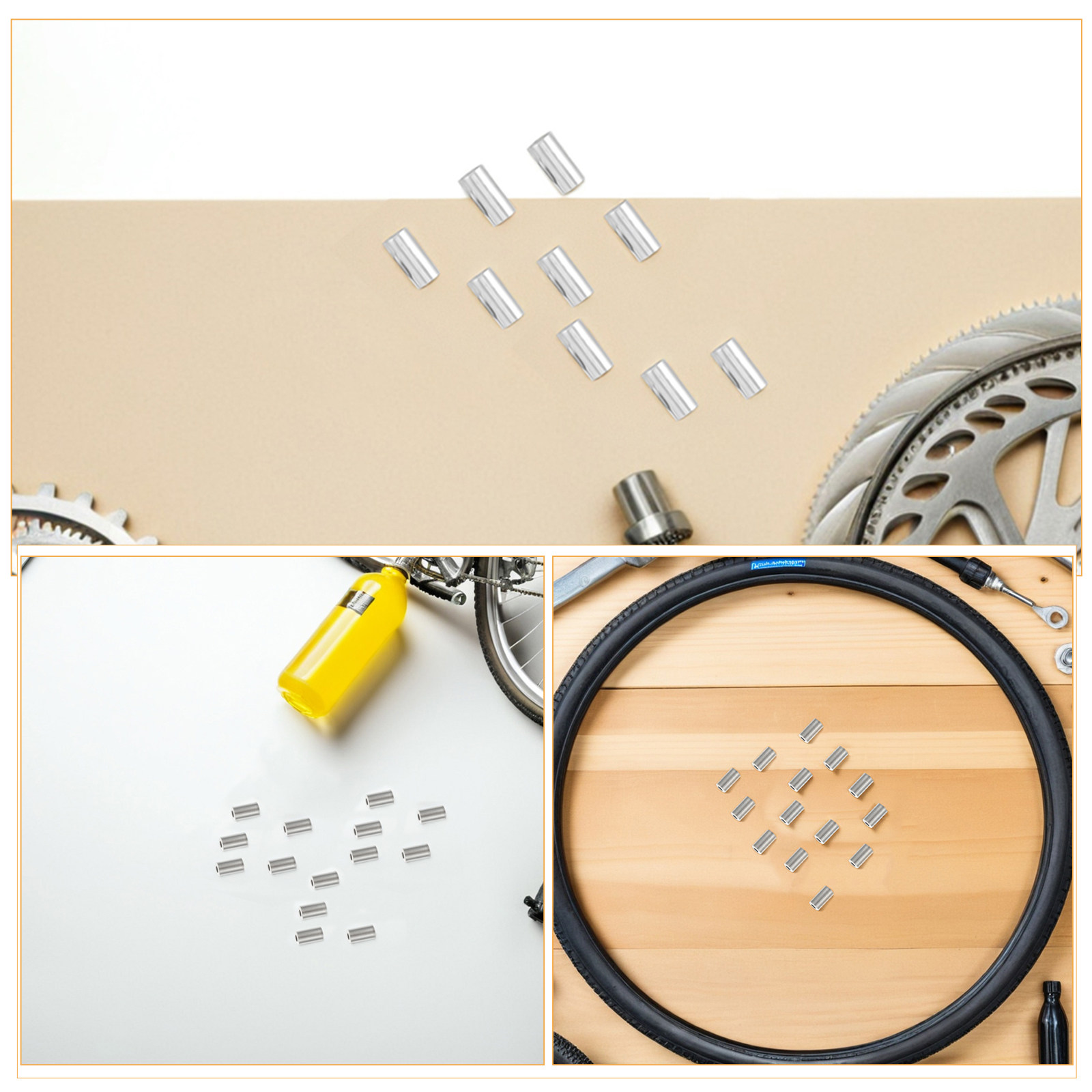 150Pcs Bike Brake Cable End Ca - Mountain Biking Tips 评论和价格
