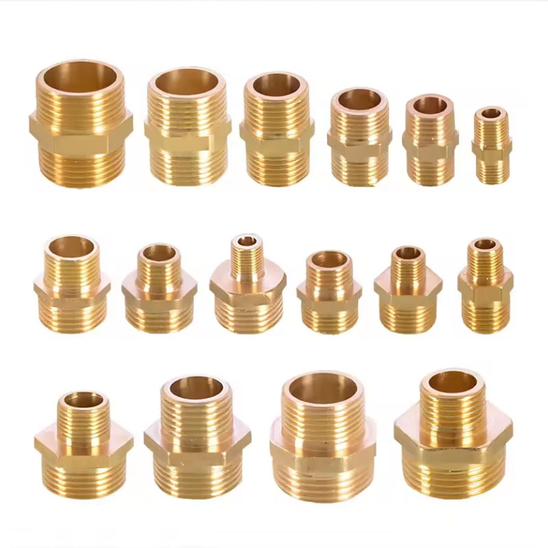 1PCS 1/8 1/4 3/8 1/2 3/4 1 Mal - Spoke Nipple Brass 评论和价格