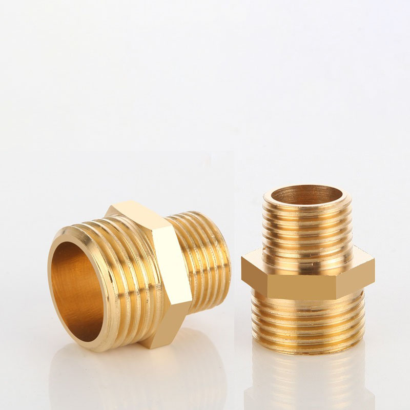 1PCS 1/8 1/4 3/8 1/2 3/4 1 Mal - Spoke Nipple Brass 评论和价格