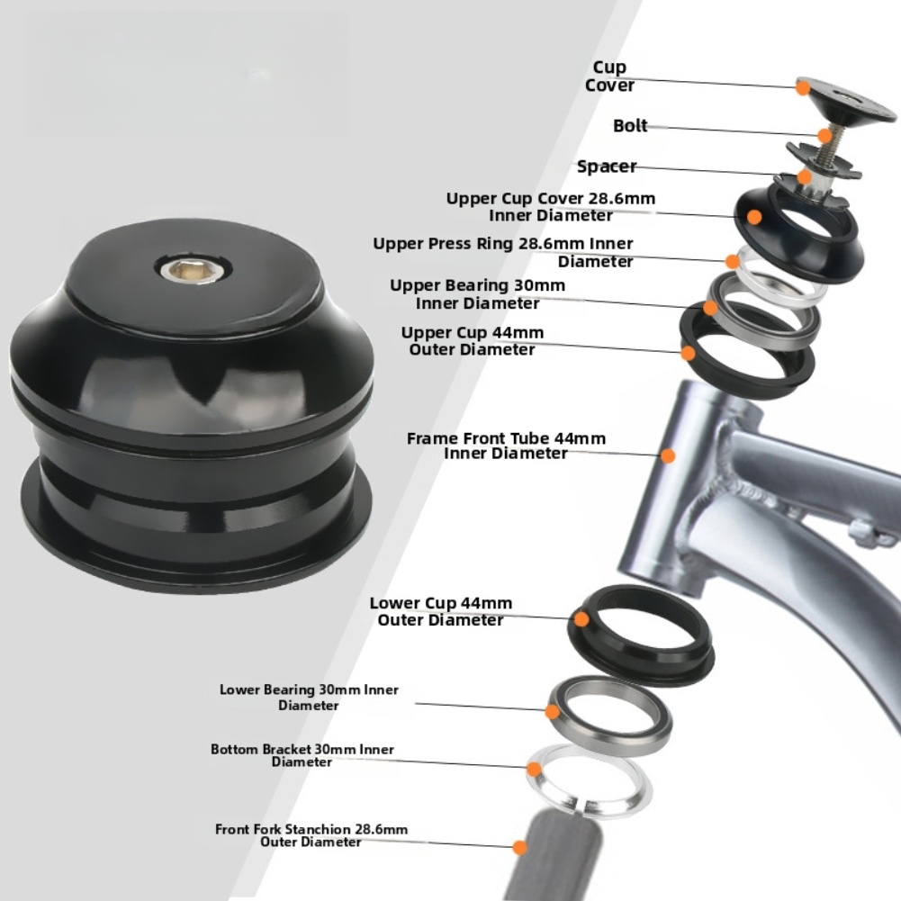 28.6mm for top Cap Headset for - Mountain Biking Tube 评论和价格