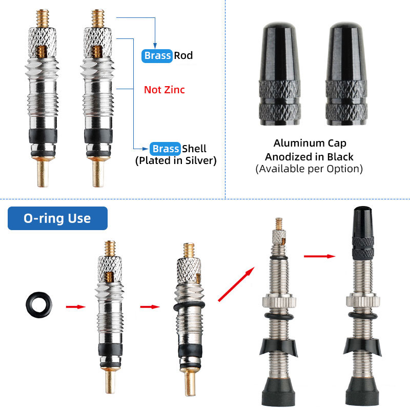 2pcs Deemount 60mm Bicycle Tub - Spoke Nipple Brass 评论和价格