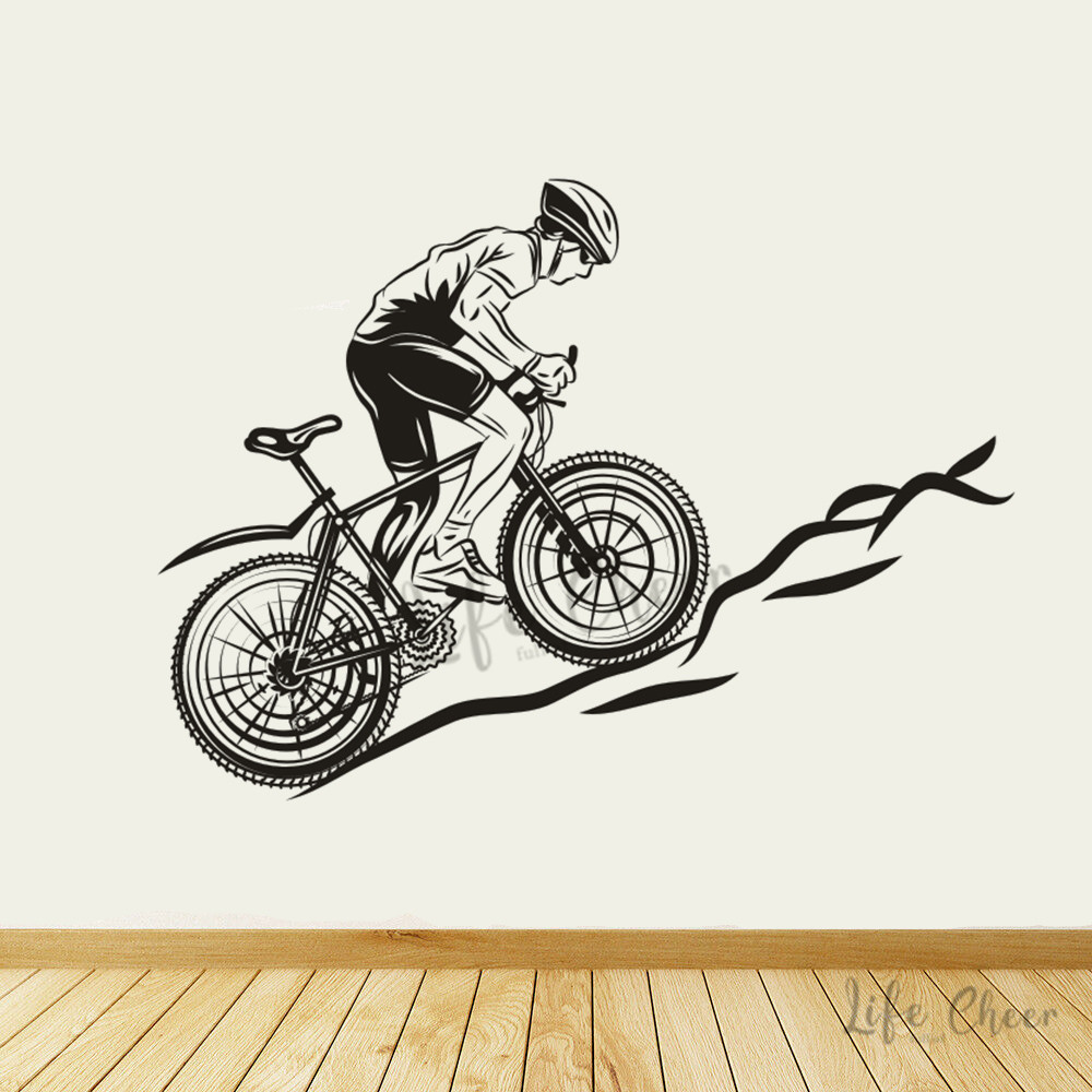 Mountain Cycling Wall Stickers - Mountain Biking Europe 评论和价格