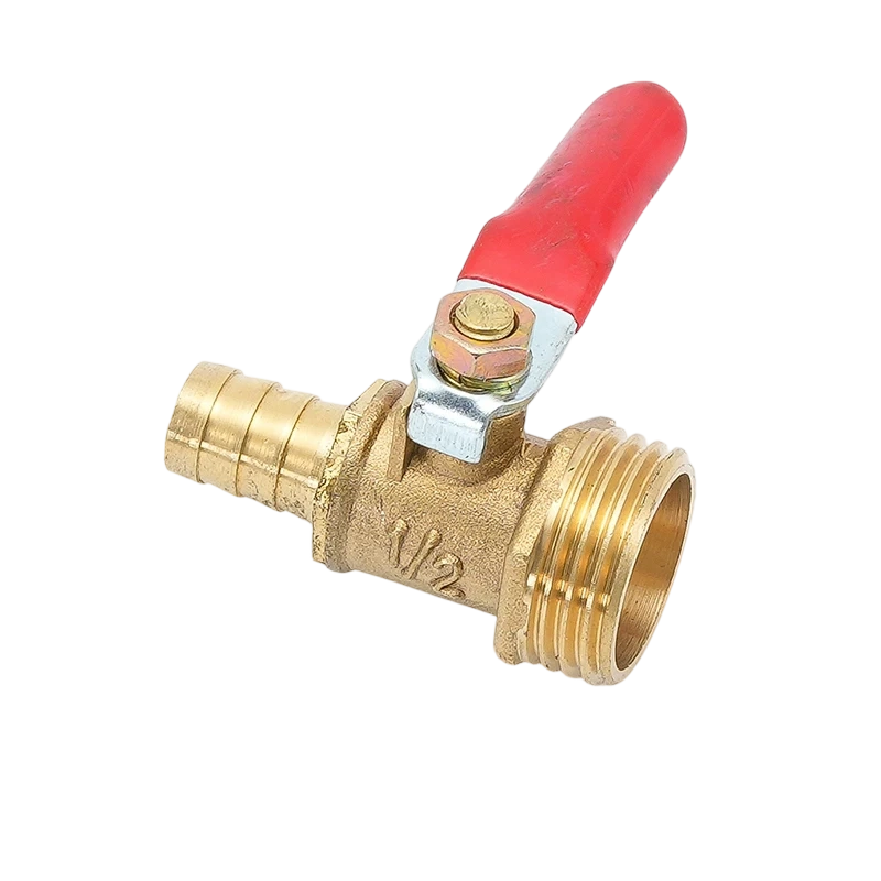 Brass Barbed Ball Valve Male F - Spoke Nipple Brass 评论和价格