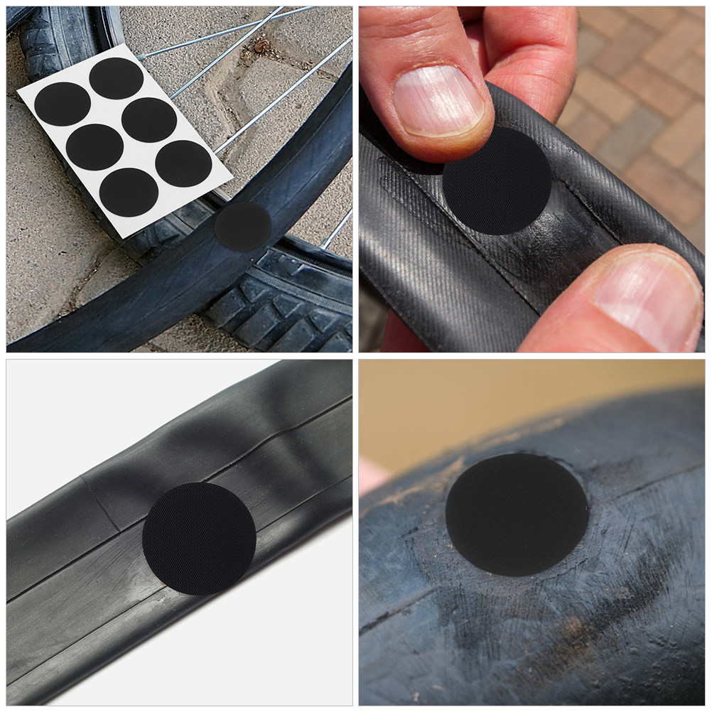 18Pcs Bike Tire Patch Kit Self - Mountain Biking Tube 评论和价格